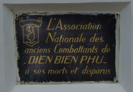 The National Association of Veterans of Dien Bien Phu. To their dead and missing